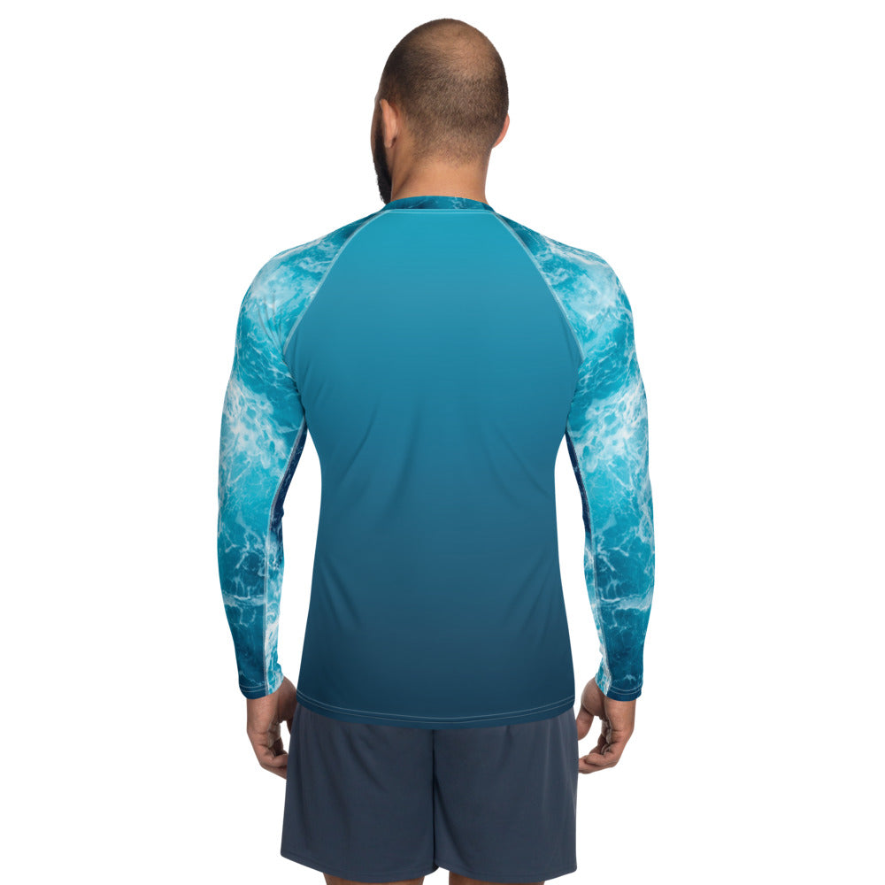 Waves Men's Rash Guard | Expedition Drenched.