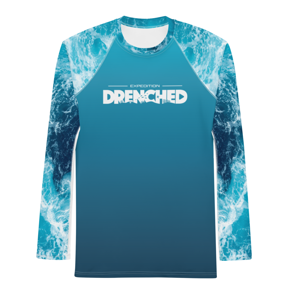 Waves Men's Rash Guard | Expedition Drenched.