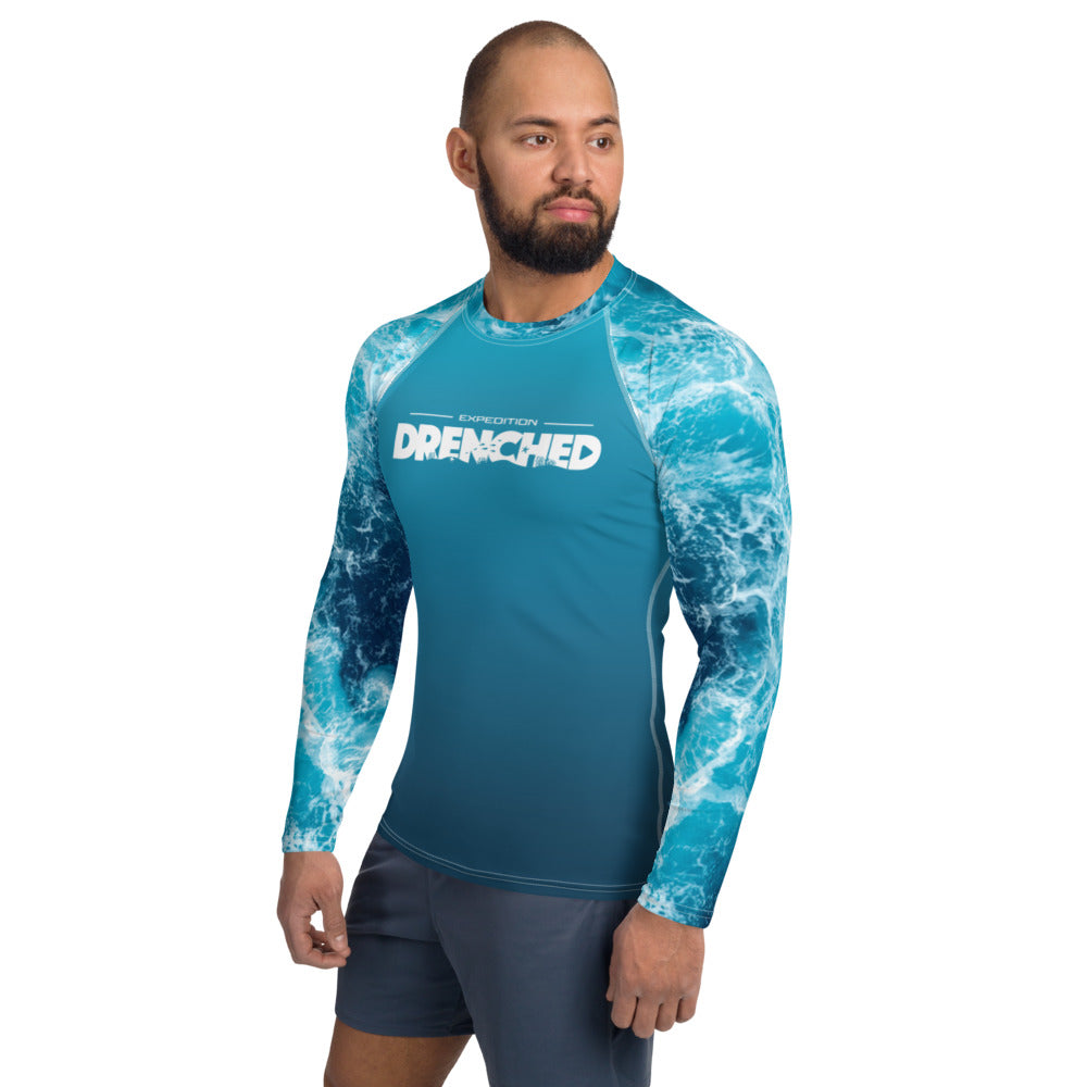 Waves Men's Rash Guard | Expedition Drenched.