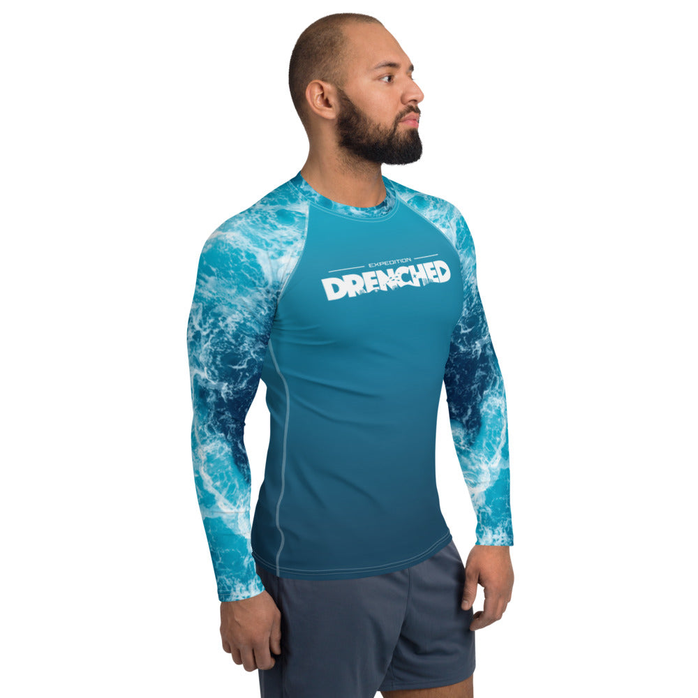 Waves Men's Rash Guard | Expedition Drenched.