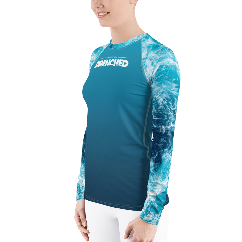 Drenched Women's Rash Guard | Expedition Drenched.