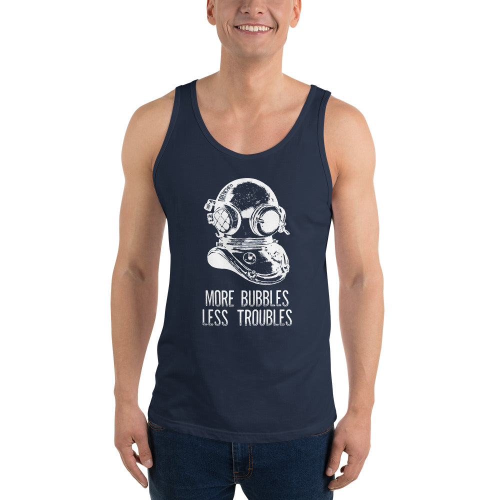 Men's Tank Top - More Bubbles Less Troubles | Expedition Drenched