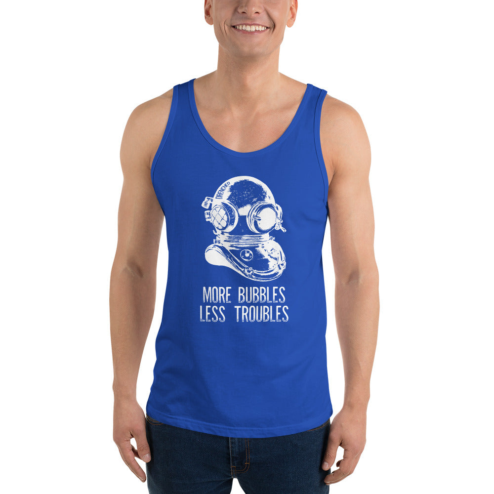 Men's Tank Top - More Bubbles Less Troubles | Expedition Drenched