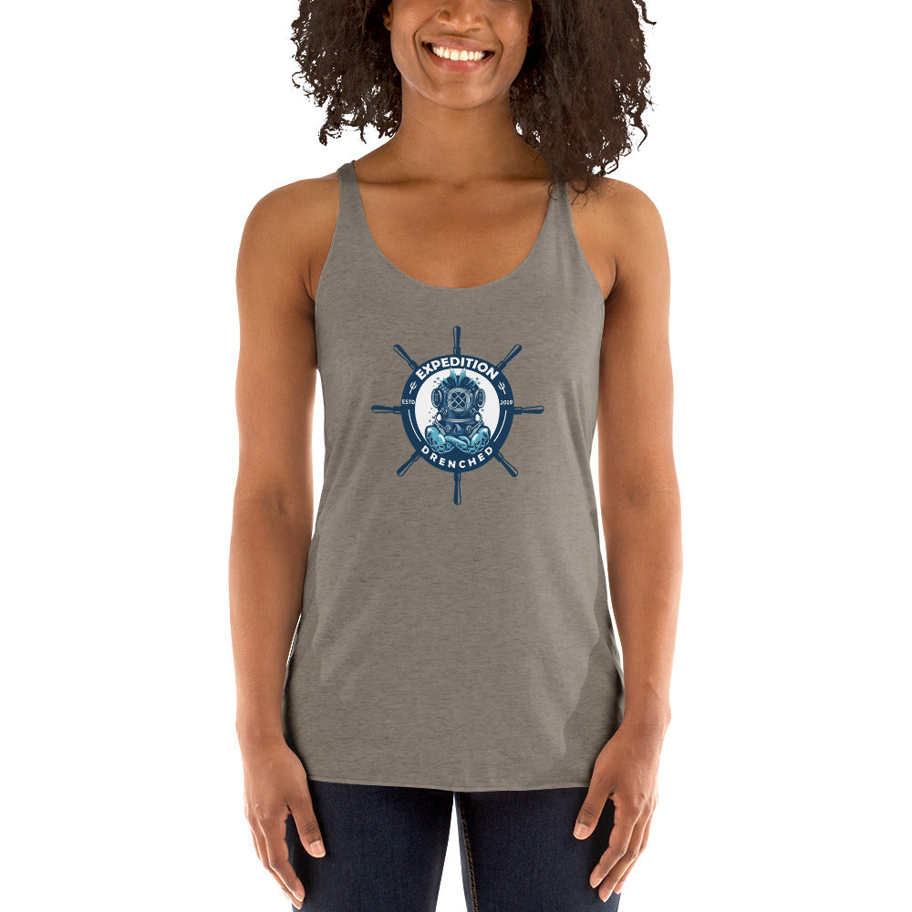 Expedition Drenched Women's Kraken Racerback Tank | Expedition Drenched.