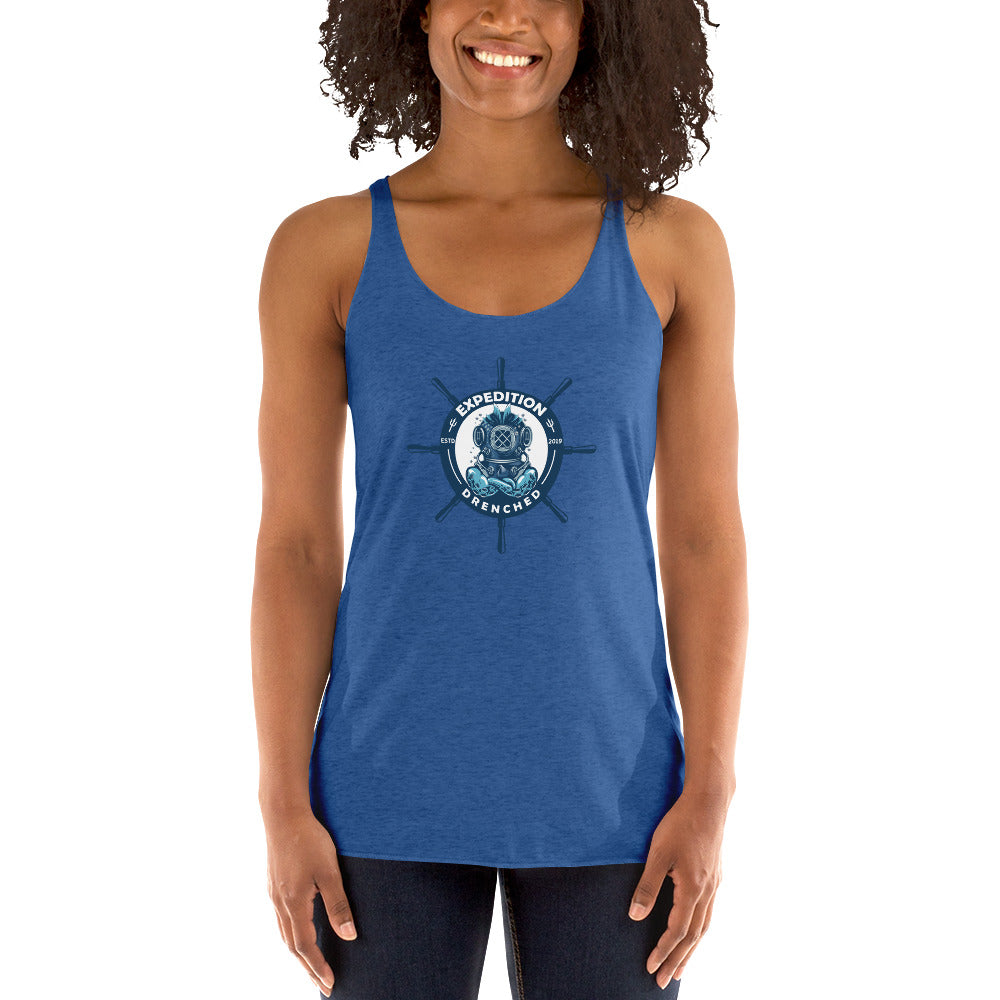 Expedition Drenched Women's Kraken Racerback Tank | Expedition Drenched.