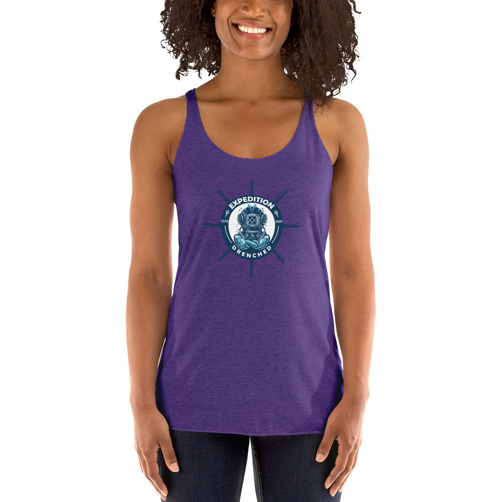Expedition Drenched Women's Kraken Racerback Tank | Expedition Drenched.
