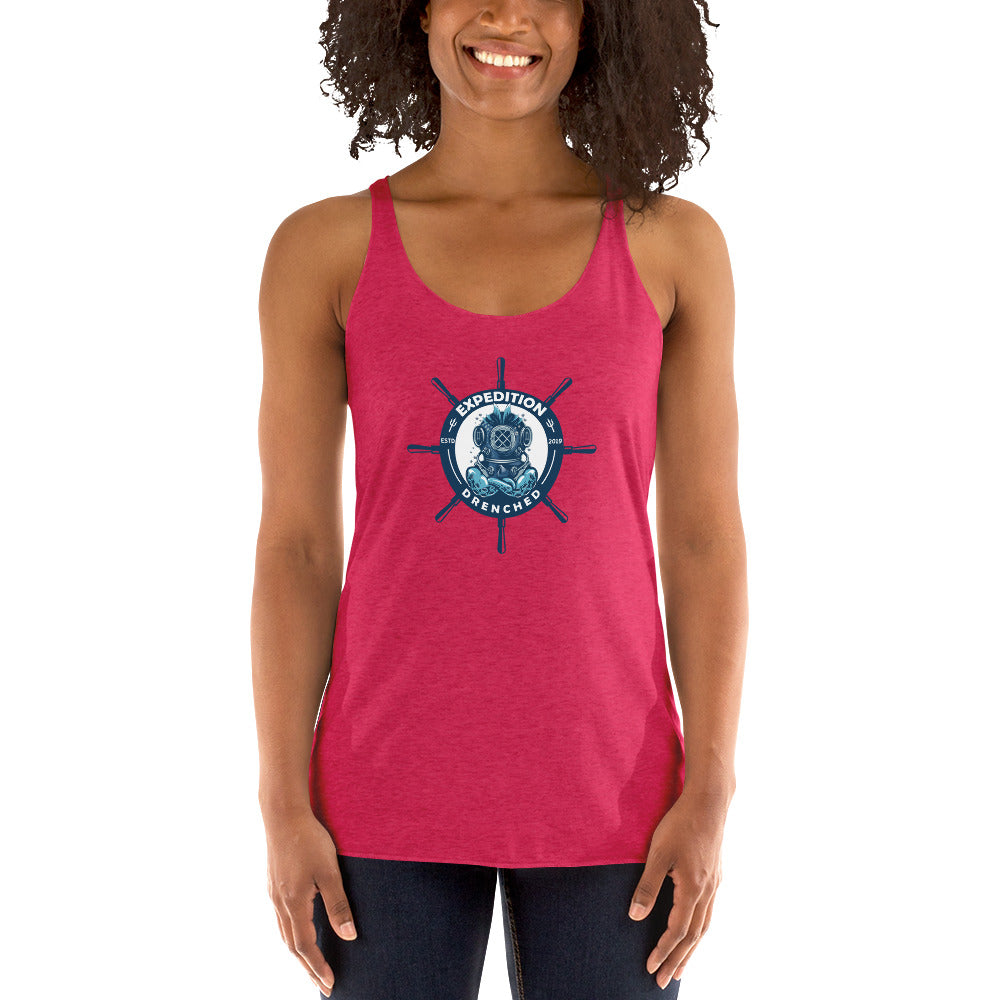 Expedition Drenched Women's Kraken Racerback Tank | Expedition Drenched.