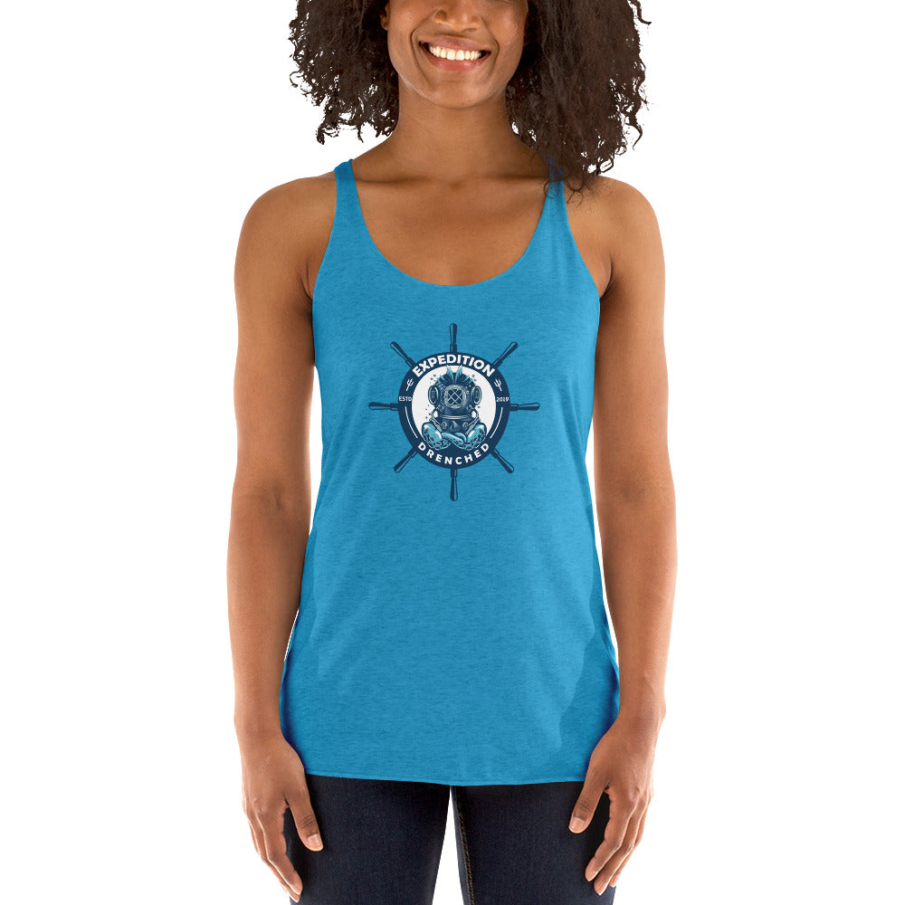 Expedition Drenched Women's Kraken Racerback Tank | Expedition Drenched.