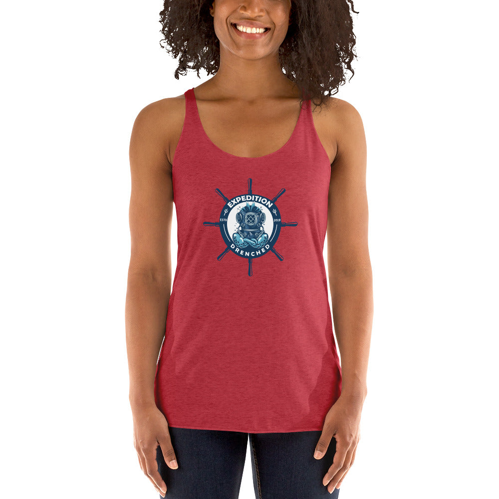 Expedition Drenched Women's Kraken Racerback Tank | Expedition Drenched.