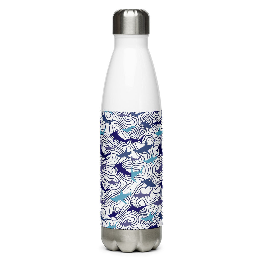 Hammerhead Shark Stainless Steel Water Bottle | Expedition Drenched.