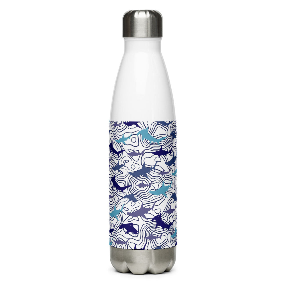Hammerhead Shark Stainless Steel Water Bottle | Expedition Drenched.