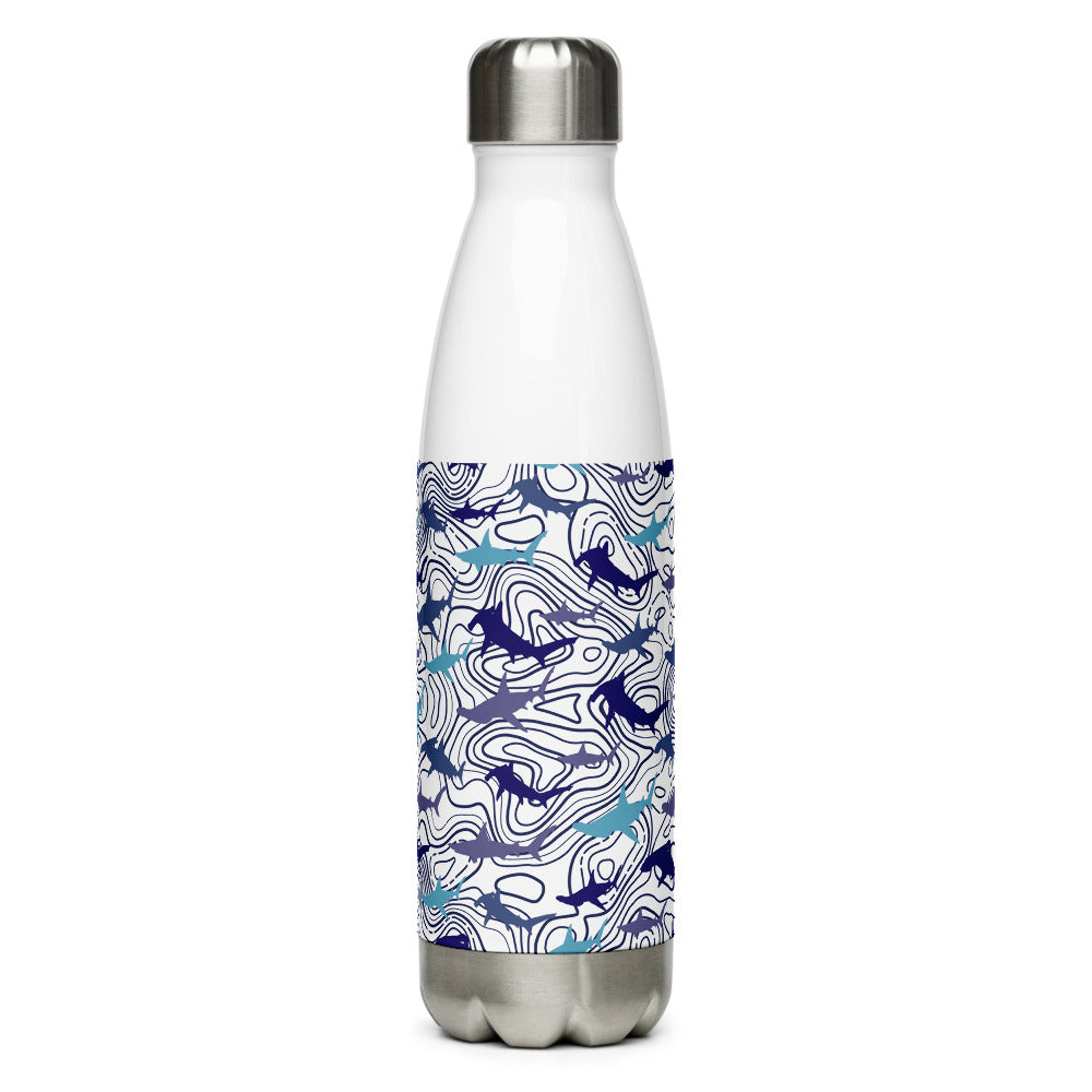 Hammerhead Shark Stainless Steel Water Bottle | Expedition Drenched.