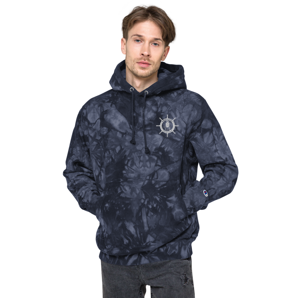 Expedition Drenched Unisex Champion Tie-Dye Hoodie | Expedition Drenched.