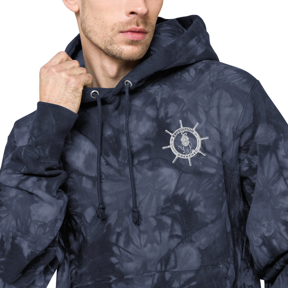 Expedition Drenched Unisex Champion Tie-Dye Hoodie | Expedition Drenched.