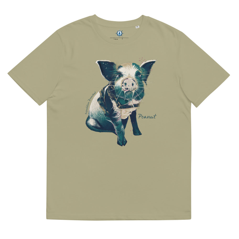 Peanut, The Sailing Pig - Organic Cotton Kids T-Shirt | Expedition Drenched.
