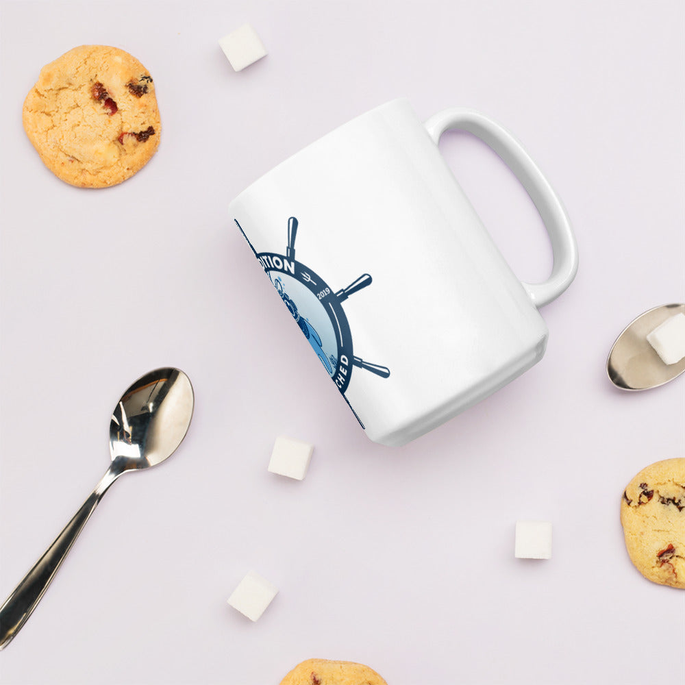 Expedition Drenched White Glossy Mug | Expedition Drenched.