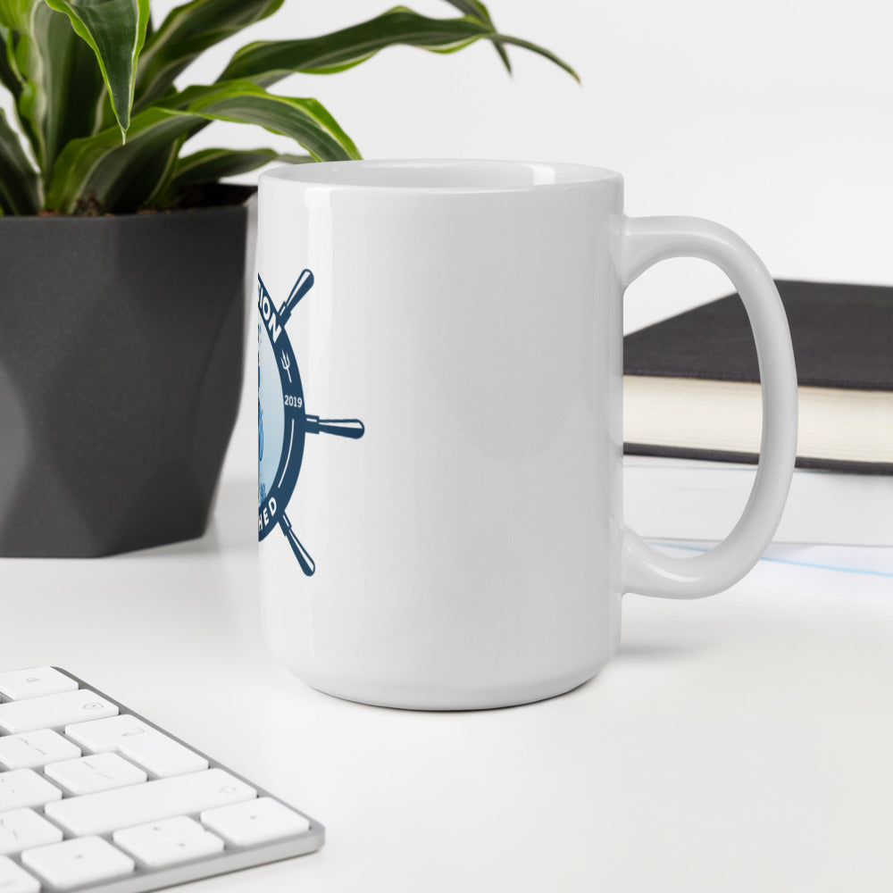 Expedition Drenched White Glossy Mug | Expedition Drenched.
