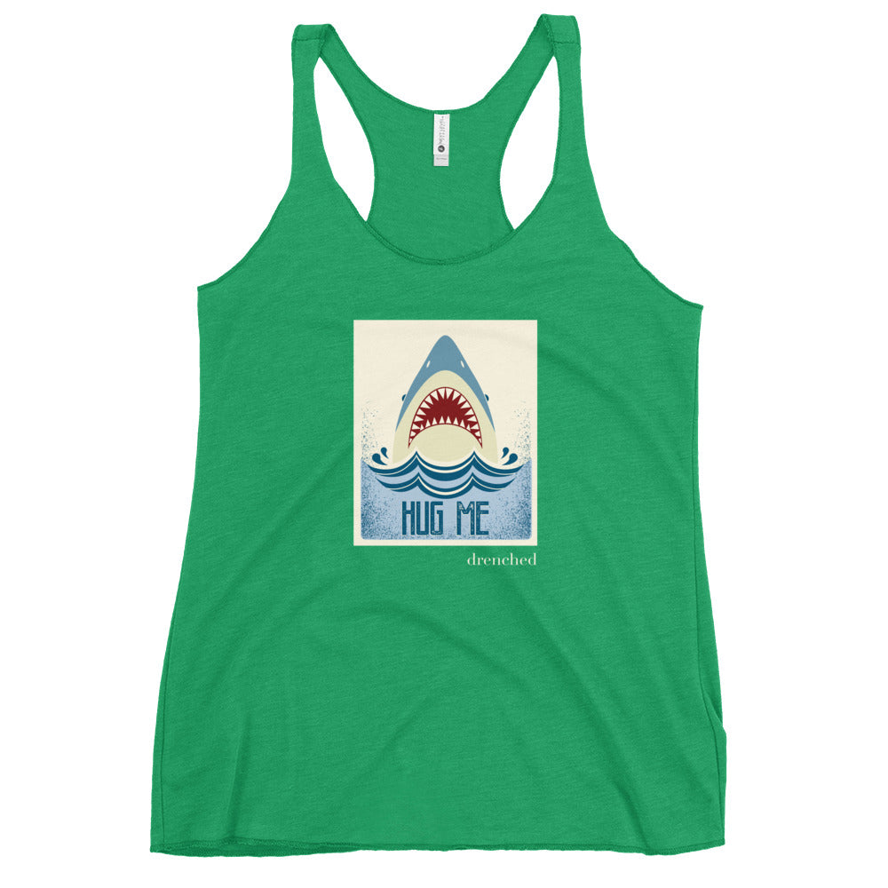 Women's Racerback Tank - Vintage Shark - Hug Me | Expedition Drenched.
