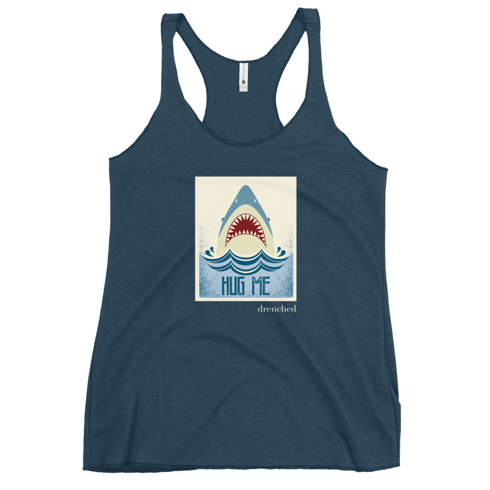 Women's Racerback Tank - Vintage Shark - Hug Me | Expedition Drenched.