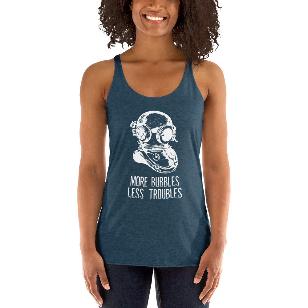 Women's Racerback Tank - Vintage Scuba Diving | Expedition Drenched.
