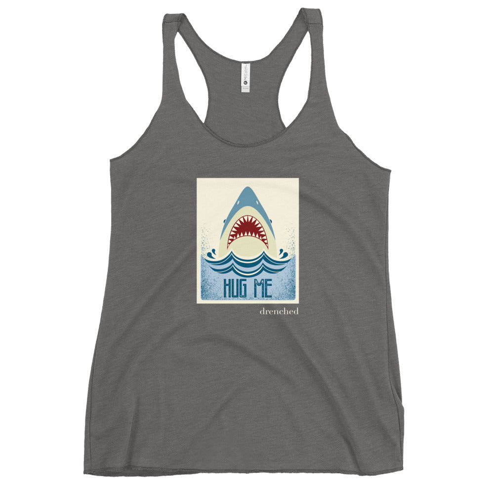 Women's Racerback Tank - Vintage Shark - Hug Me | Expedition Drenched.