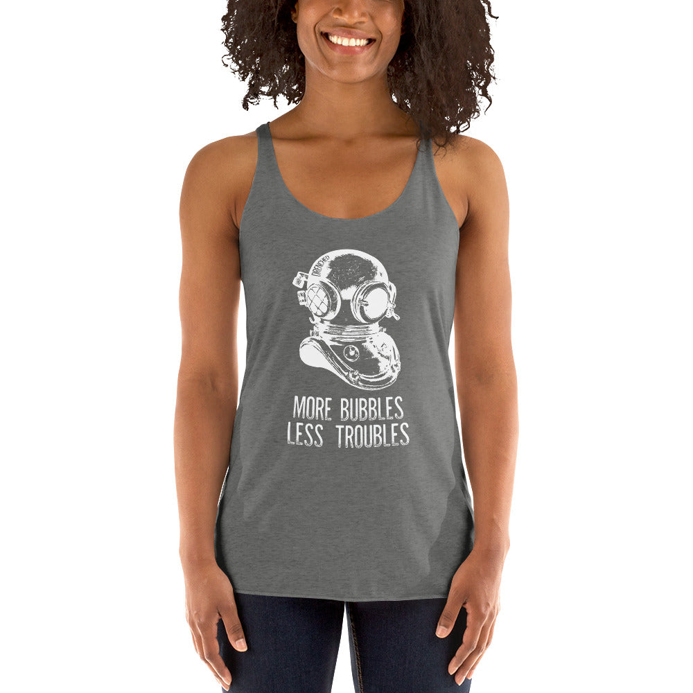 Women's Racerback Tank - Vintage Scuba Diving | Expedition Drenched.