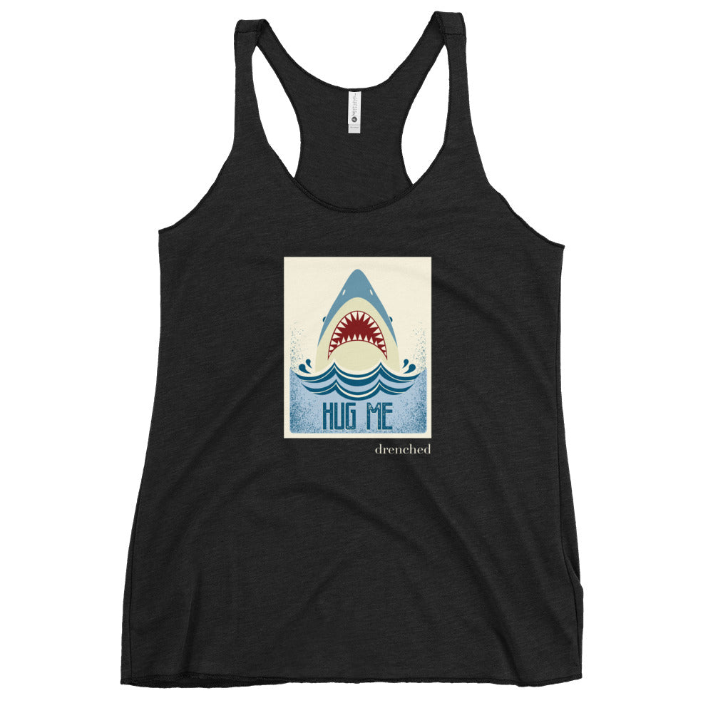 Women's Racerback Tank - Vintage Shark - Hug Me | Expedition Drenched.