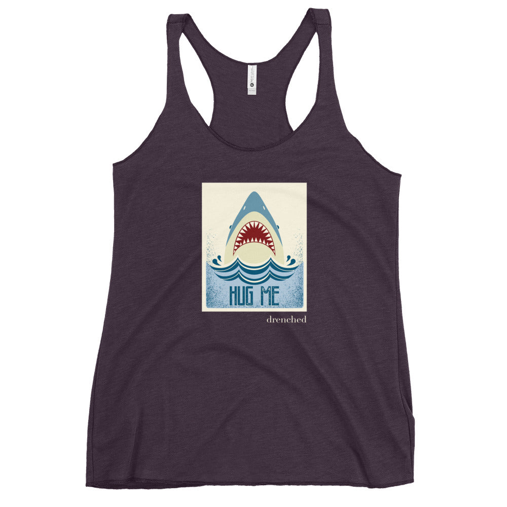 Women's Racerback Tank - Vintage Shark - Hug Me | Expedition Drenched.