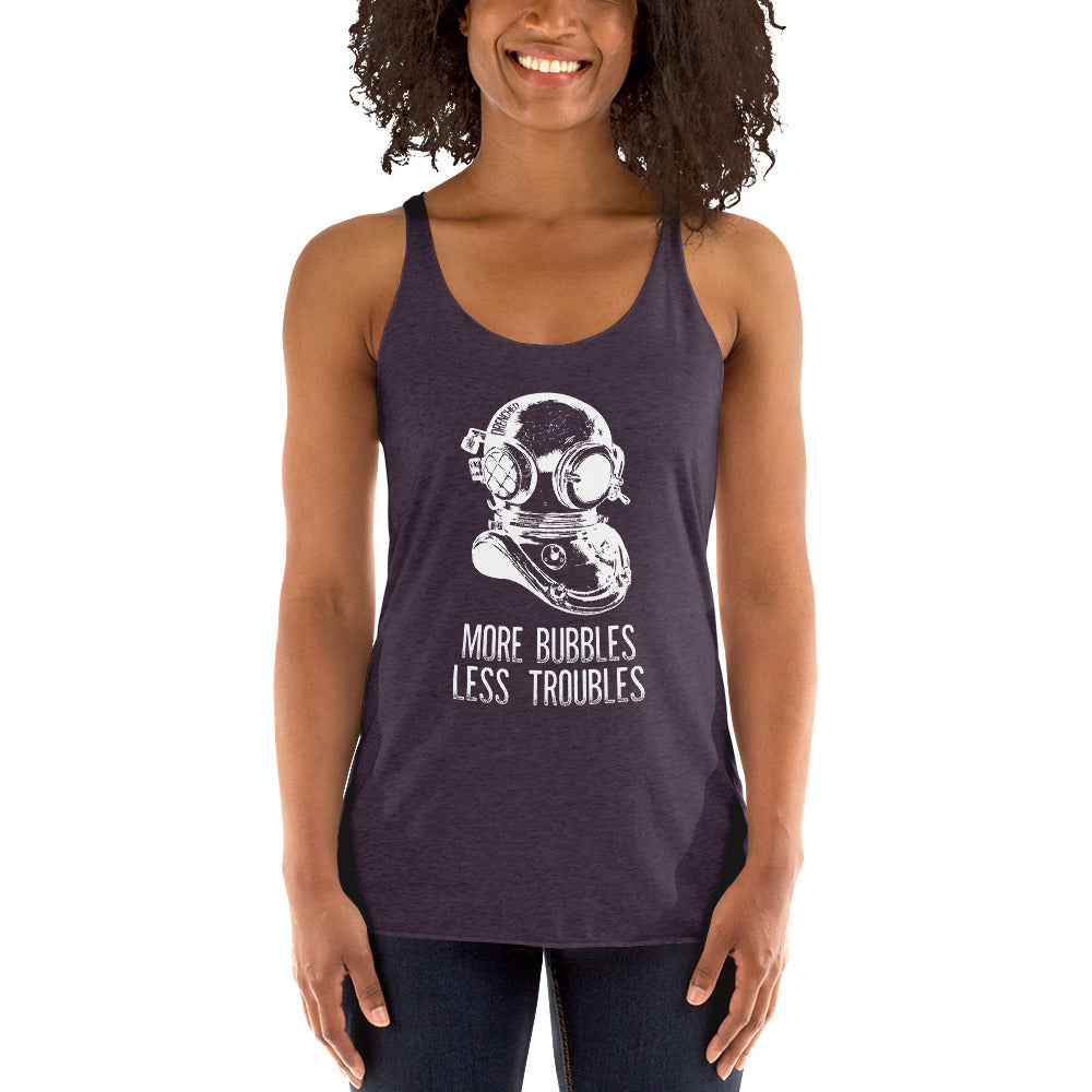 Women's Racerback Tank - Vintage Scuba Diving | Expedition Drenched.
