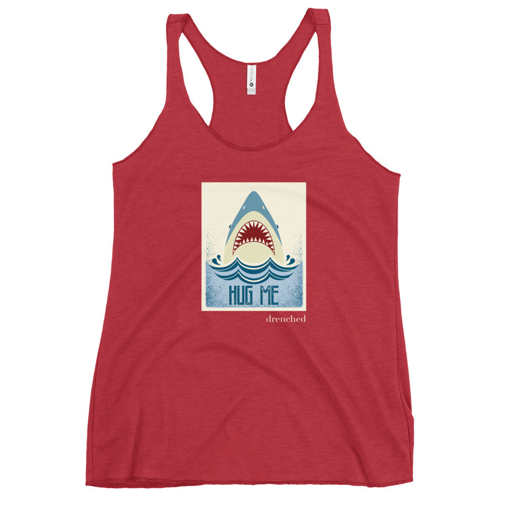 Women's Racerback Tank - Vintage Shark - Hug Me | Expedition Drenched.