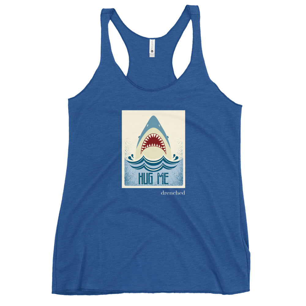Women's Racerback Tank - Vintage Shark - Hug Me | Expedition Drenched.
