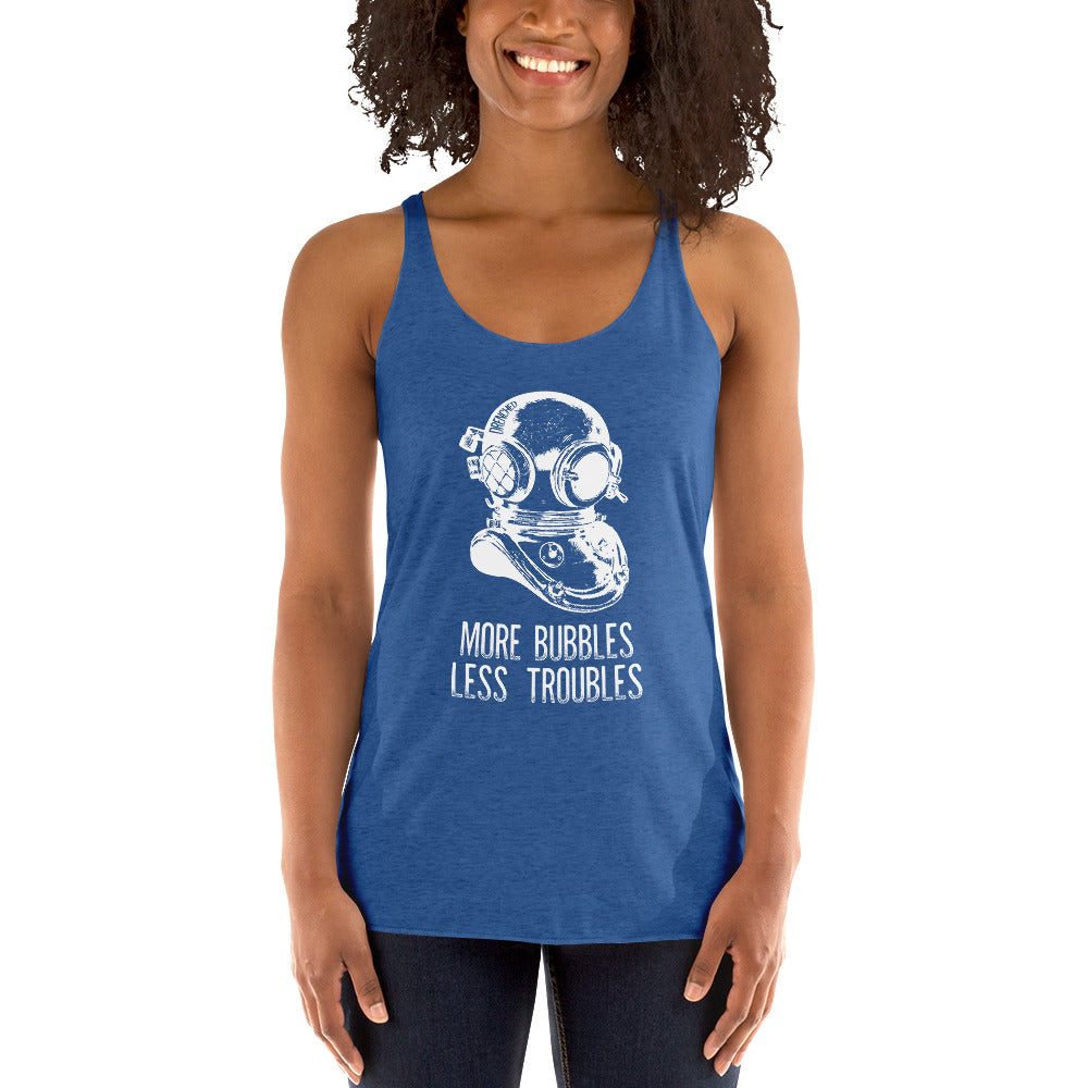 Women's Racerback Tank - Vintage Scuba Diving | Expedition Drenched.