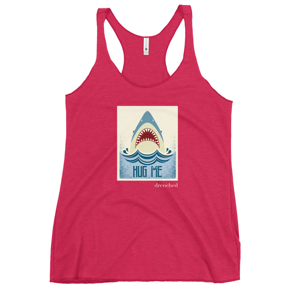 Women's Racerback Tank - Vintage Shark - Hug Me | Expedition Drenched.