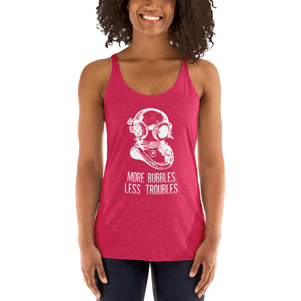 Women's Racerback Tank - Vintage Scuba Diving | Expedition Drenched.