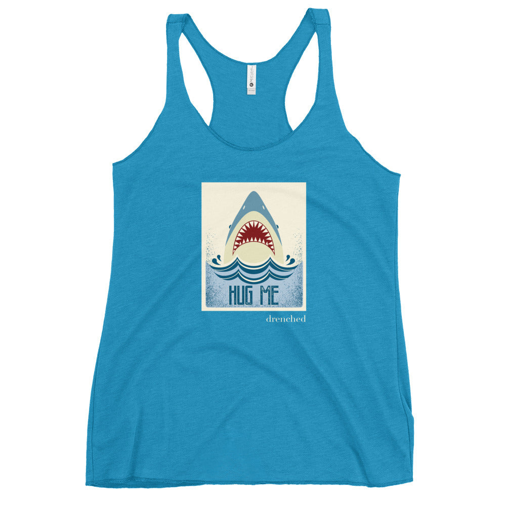 Women's Racerback Tank - Vintage Shark - Hug Me | Expedition Drenched.