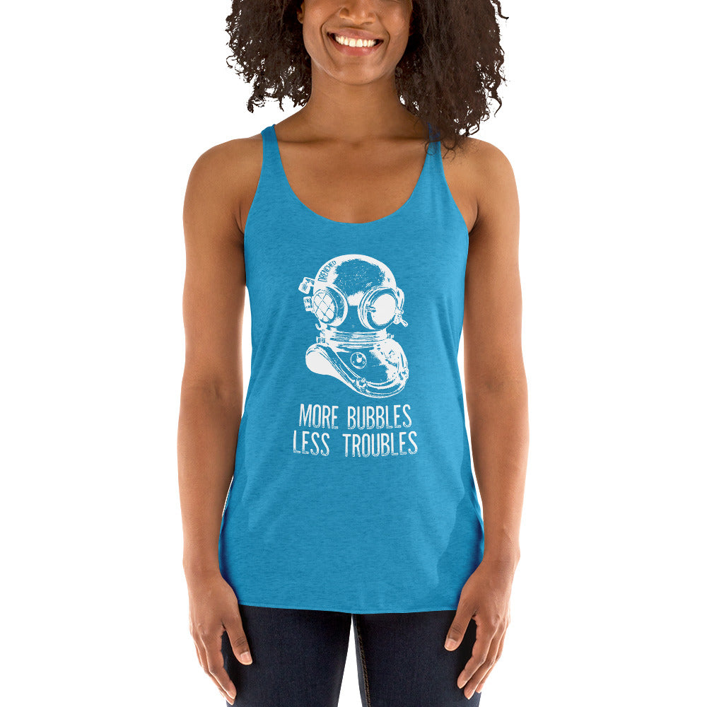 Women's Racerback Tank - Vintage Scuba Diving | Expedition Drenched.