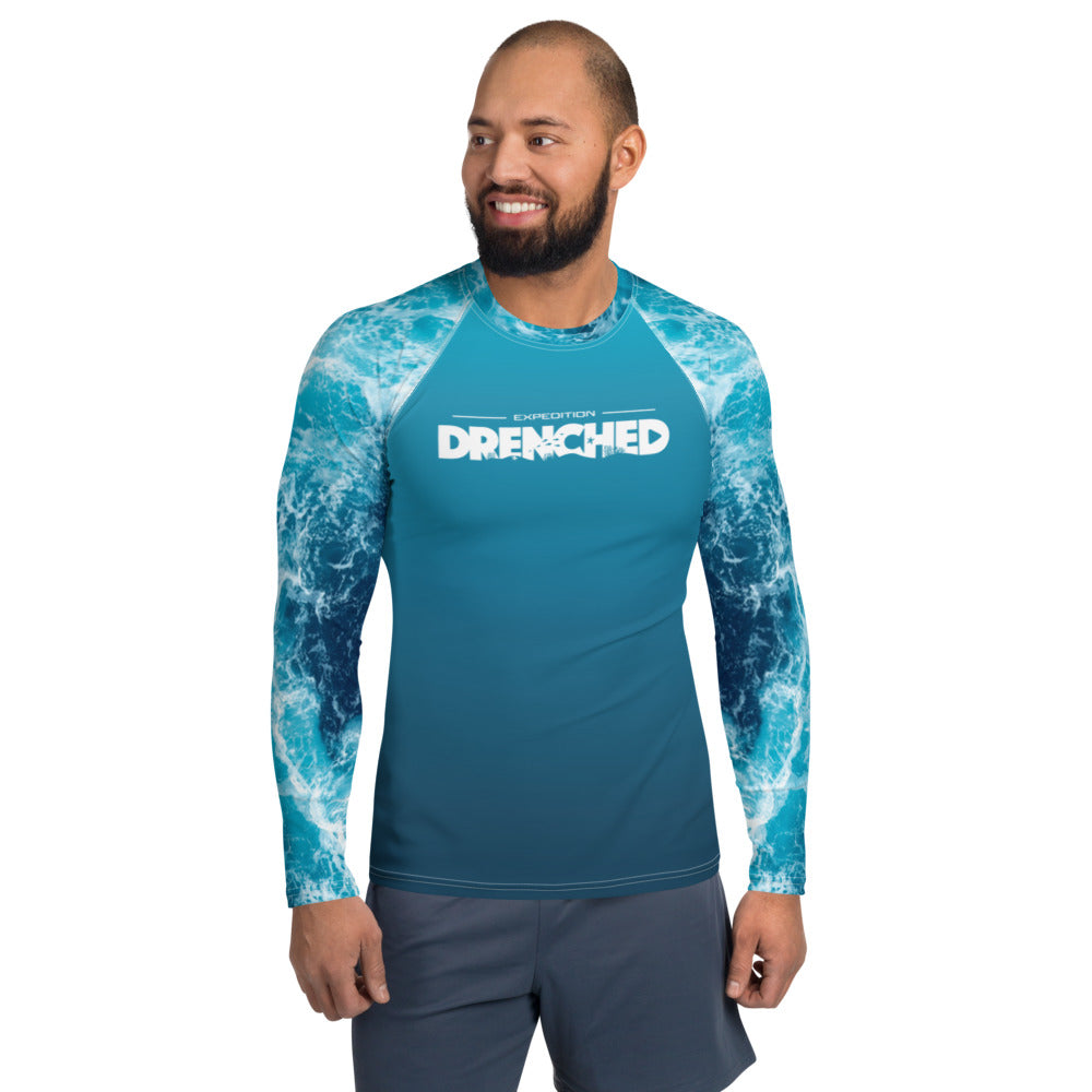 Waves Men's Rash Guard | Expedition Drenched.