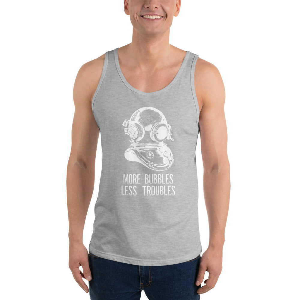 Men's Tank Top - More Bubbles Less Troubles | Expedition Drenched