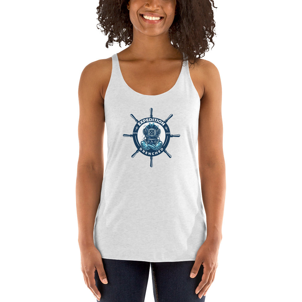 Expedition Drenched Women's Kraken Racerback Tank | Expedition Drenched.