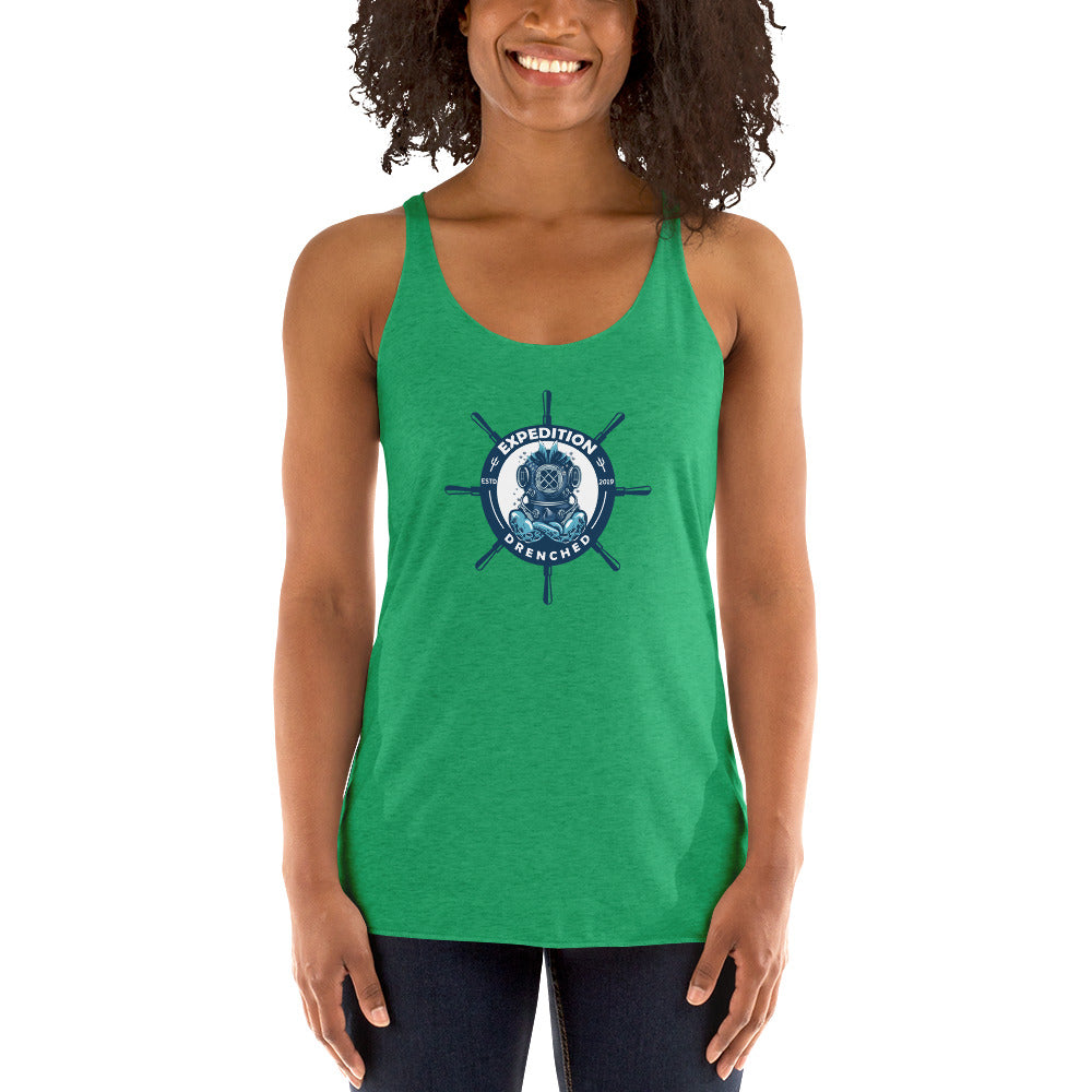 Expedition Drenched Women's Kraken Racerback Tank | Expedition Drenched.