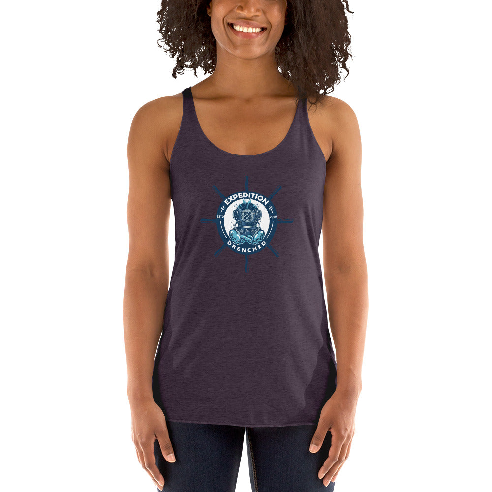 Expedition Drenched Women's Kraken Racerback Tank | Expedition Drenched.