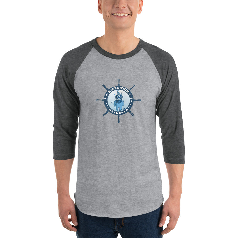 Expedition Drenched 3/4 Sleeve Raglan Shirt | Expedition Drenched.