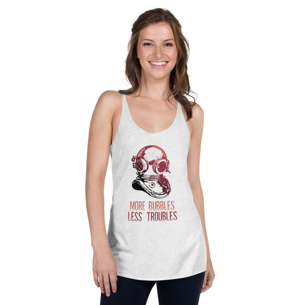 Women's Vintage Scuba Diving Racerback Tank | Expedition Drenched.